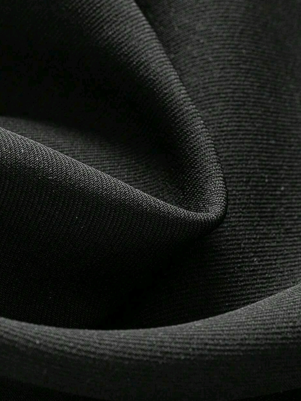 Black Long-Sleeve Jewel-Trim Shift Dress - Picture 9 of 15
